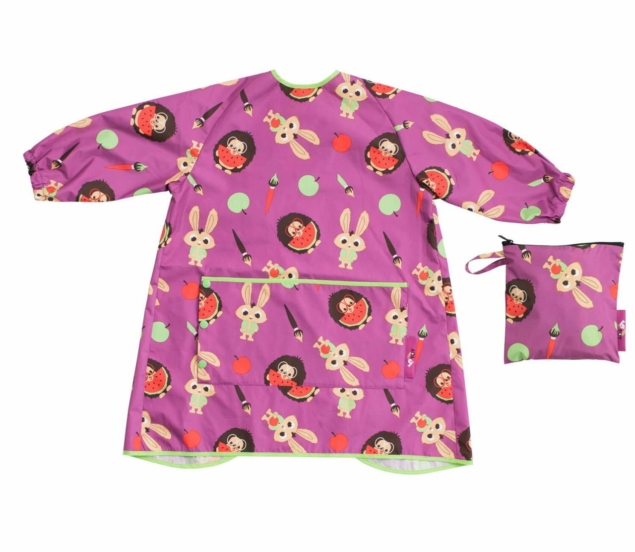 Baveta lunga cu buzunar - Animalute vesele [9]