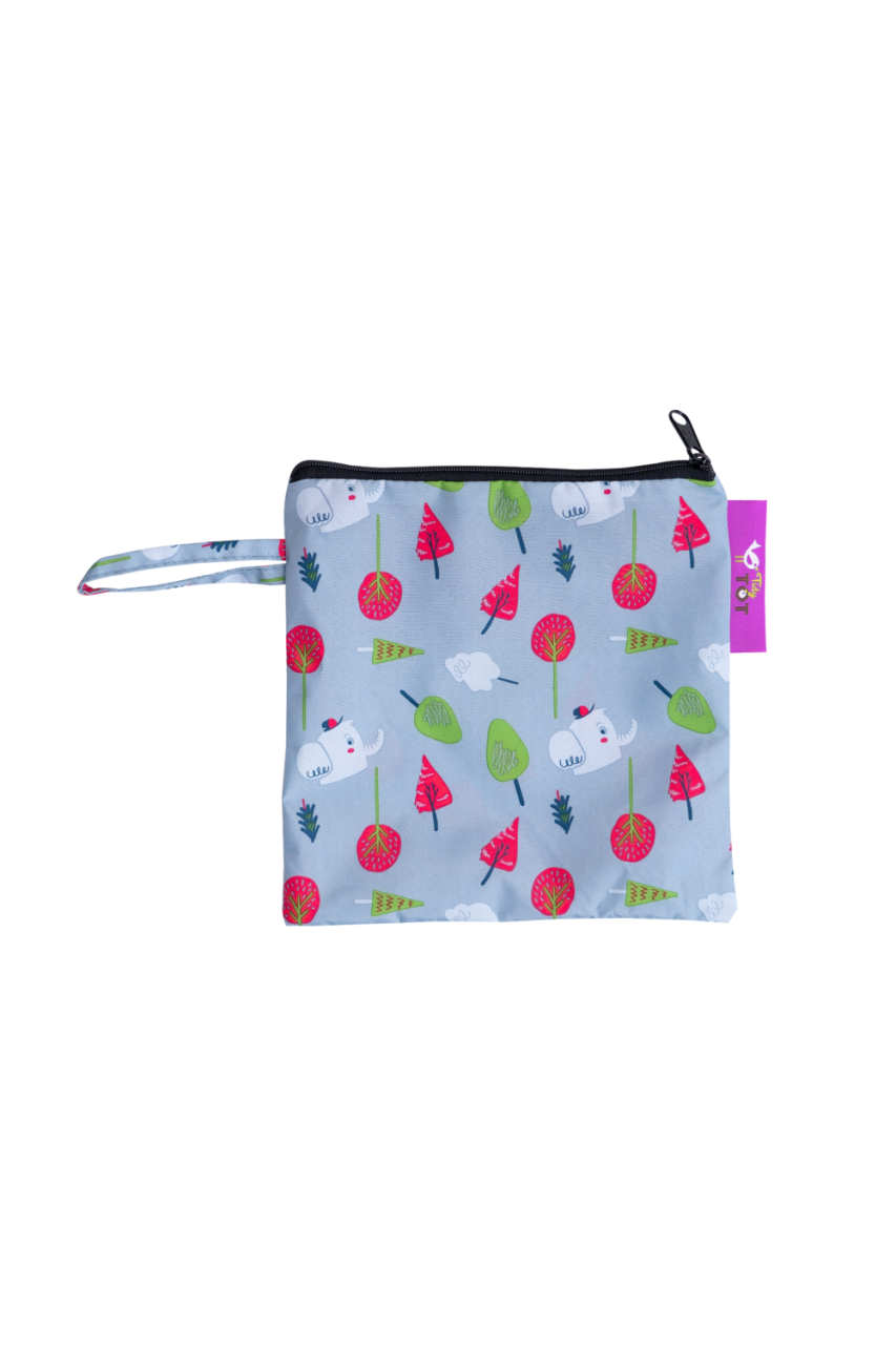 Baveta lunga cu buzunar - Copacei colorati [3]