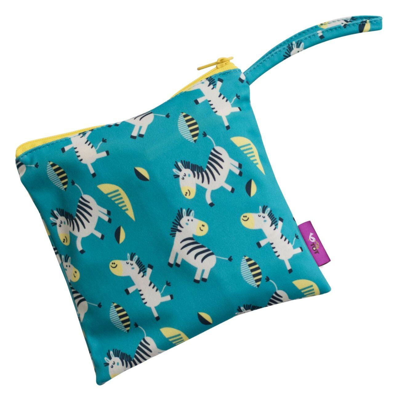 Baveta maneci scurte cu ventuze - Zebre vesele [8]