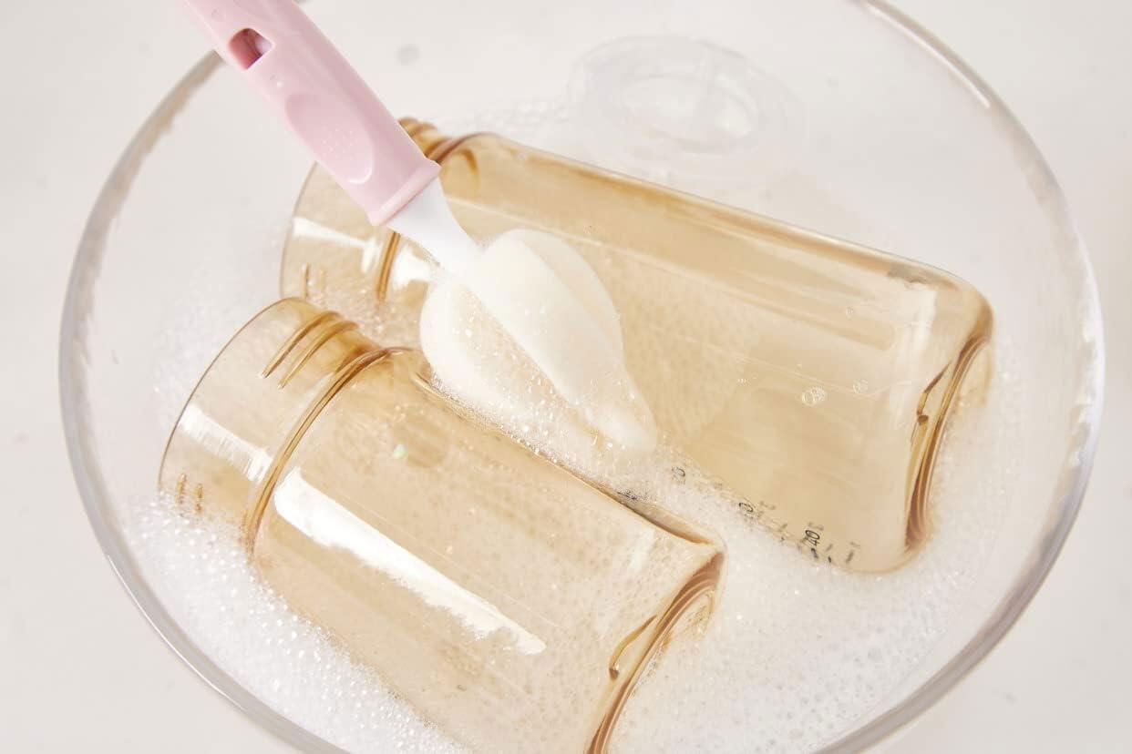 Biberon anticolici premium cu tetina S, galben (260 ml) [3]