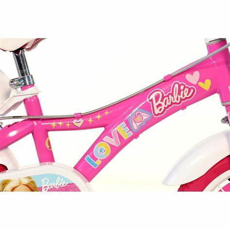 Bicicleta copii 14" - Barbie roz [3]