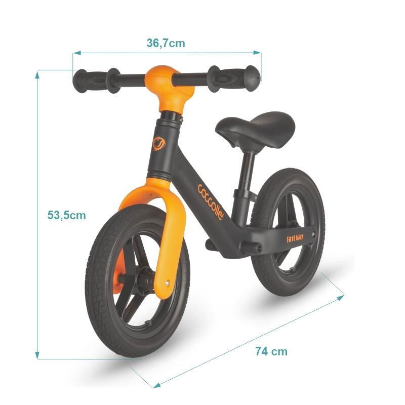 Bicicleta fara pedale Coccolle First Way, Orange Shadow [10]