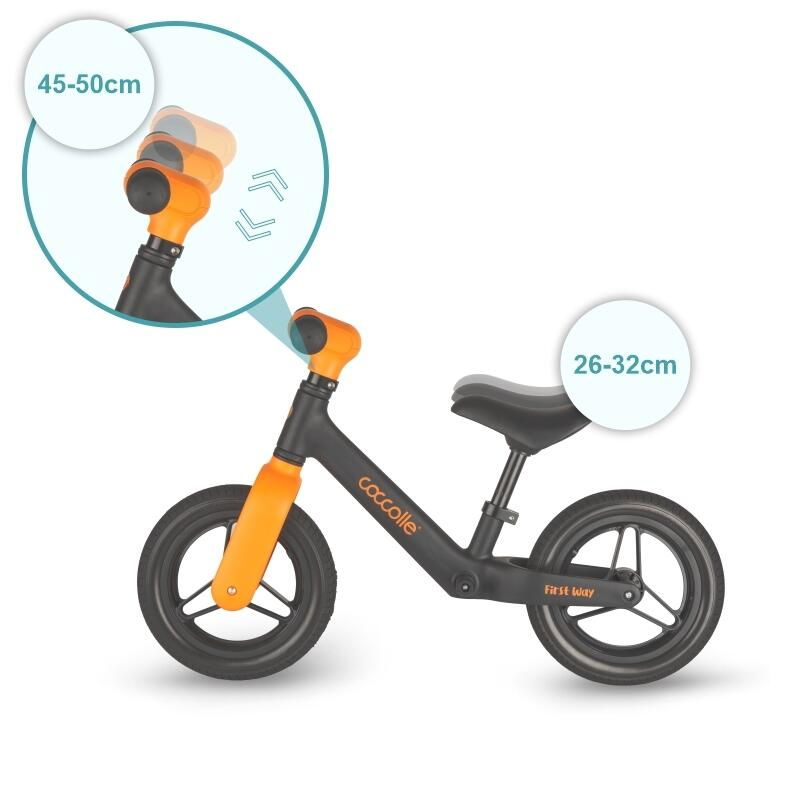 Bicicleta fara pedale Coccolle First Way, Orange Shadow [7]