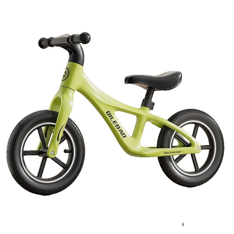 Bicicleta pentru Copii, Flippy, Fara Pedale, Pentru 2-6 Ani, 2 Roti Silentioase, Sa Reglabila 43 - 58 cm, din Plastic si Fibra de Sticla, 88 x 56 x 43 cm, Verde [1]