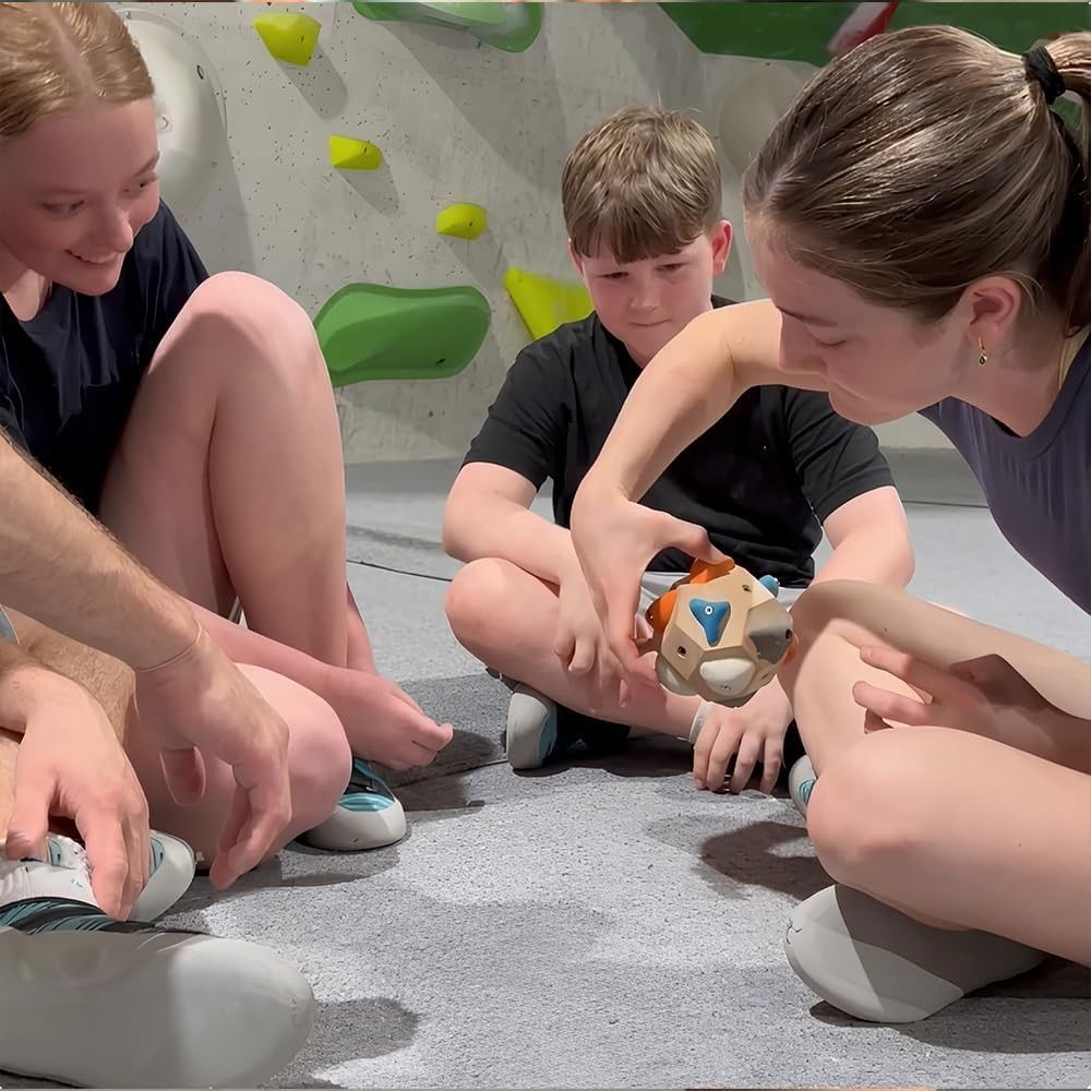 Bloc de Antrenat Forta Degetelor, Flippy, pentru Escaladat, din Lemn, 11 x 11 cm, Multicolor [2]