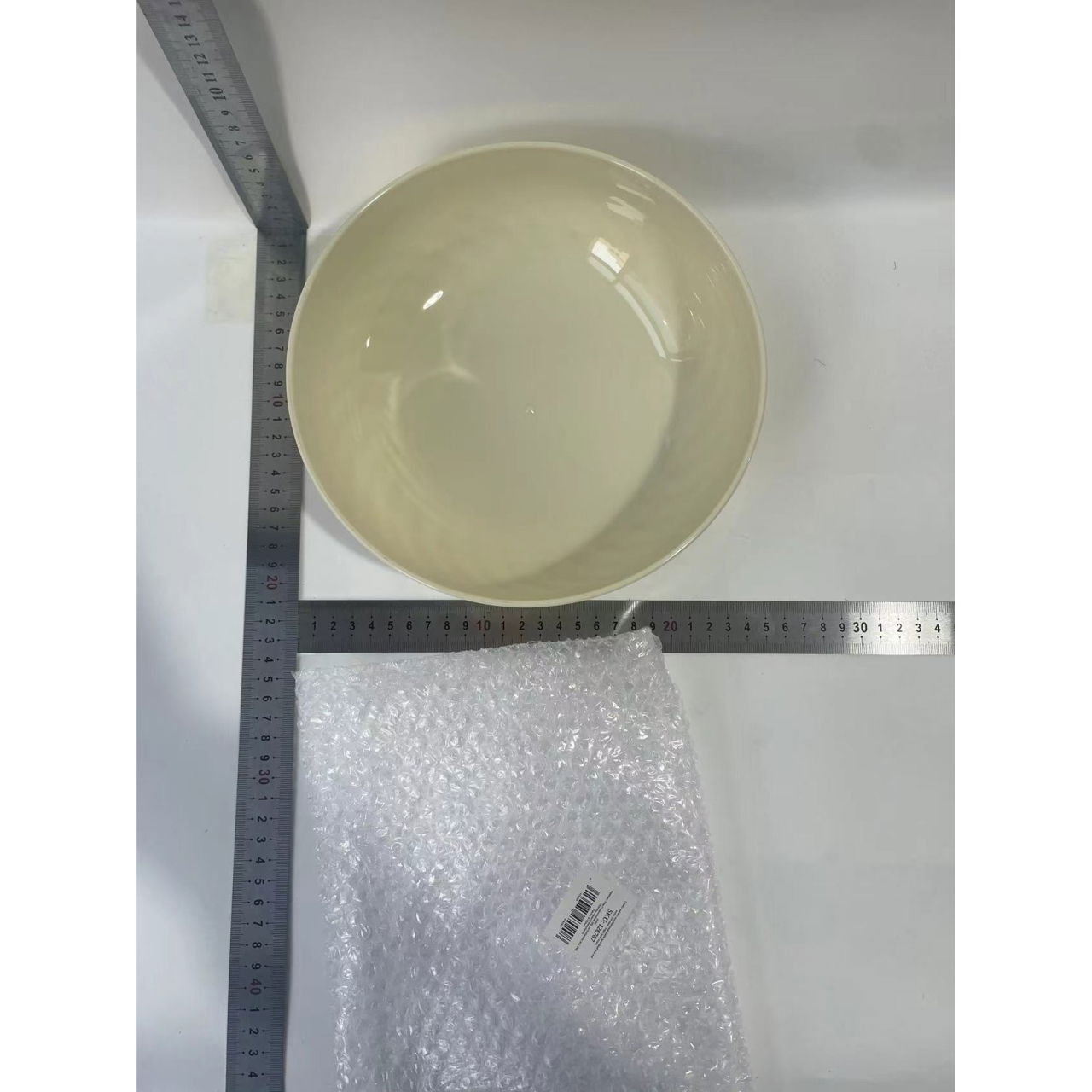 Bol cu un Singur Strat, Flippy, pentru Fructe, Legume, Snacks, 22.4x9 cm, Crem [4]