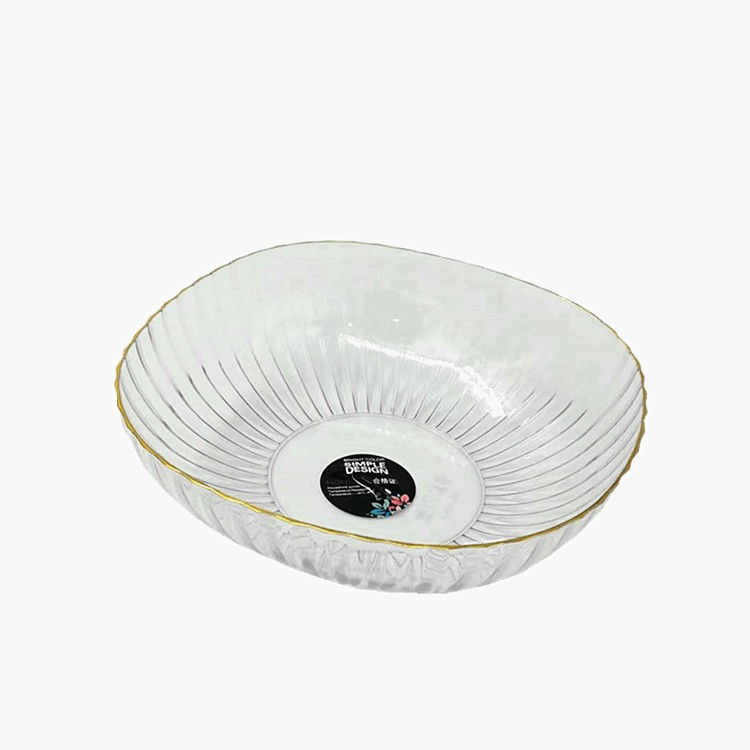 Bol cu un Singur Strat, Flippy, pentru Fructe, Legume, Snacks, 22.4x9 cm, Transparent [1]