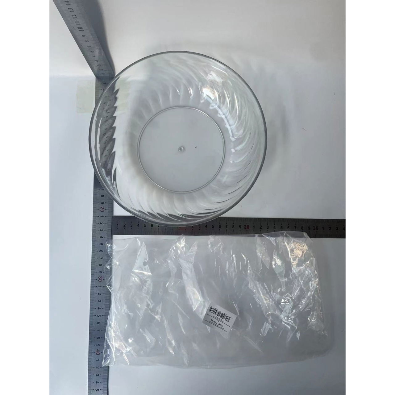 Bol cu un Singur Strat, Flippy, pentru Fructe, Legume, Snacks, 22.4x9 cm, Transparent [4]