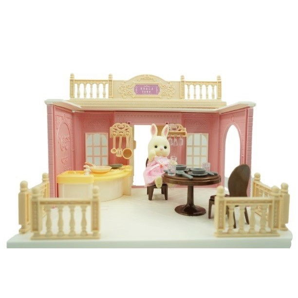 Bucatarie pentru papusi cu mobilier si figurina [1]