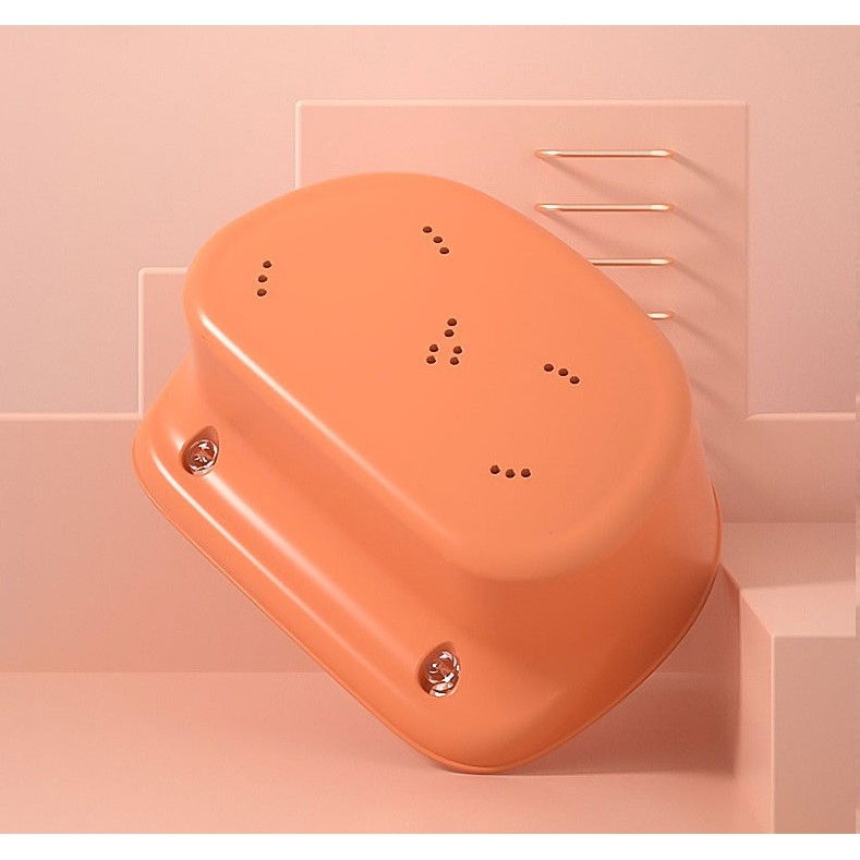 Cada Pliabila pentru Baie, Flippy, din PP+TPE, pentru Copii 0-6 Ani, cu Picioare, Suport de Sezut, Scurgere Etans, 80 x 52 x 42 cm, Portocaliu [10]