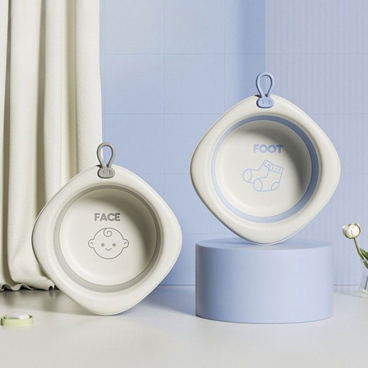 Cada Pliabila pentru Baie pentru Copii, Flippy, Cadita pentru Bebelusi, Model Romb pentru Picioare, Mov, 31.5x31.5x3.5 cm, 3L [3]