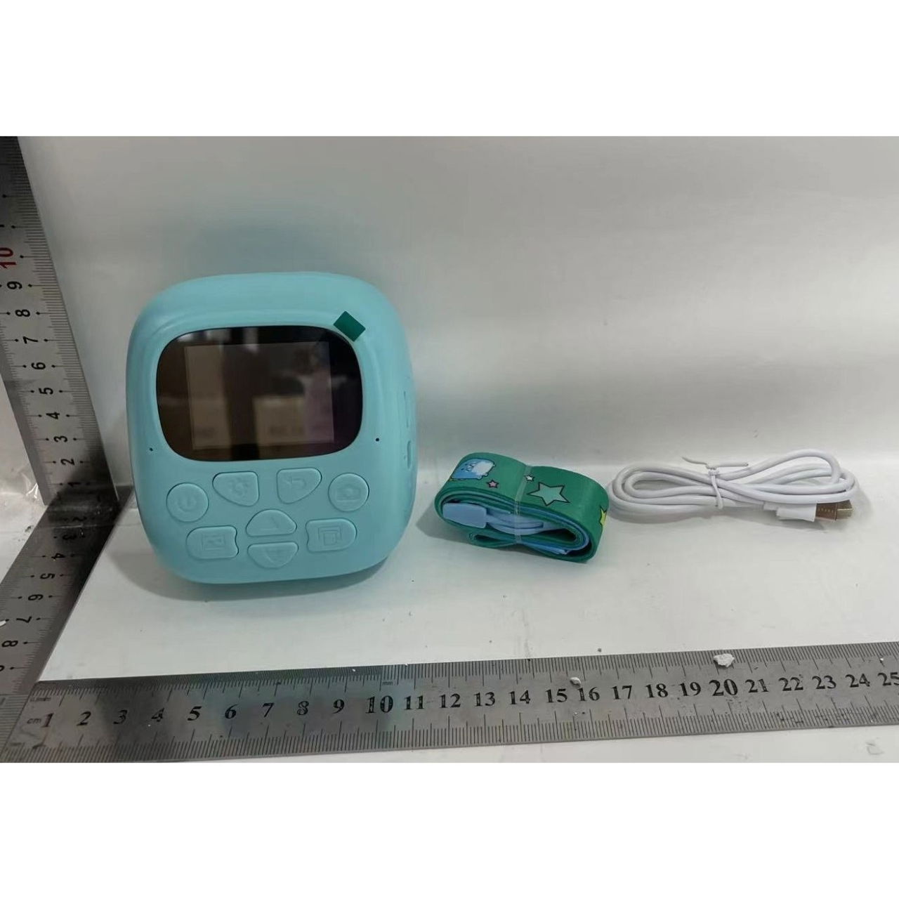 Camera Instantanee pentru Copii, Flippy, Camera Frontala + Selfie, cu Functie de Printare, Cablu USB-C, Bluetooth, Compatibil iOS/Android, Imprimare APP, Model Dino, Albastru [5]