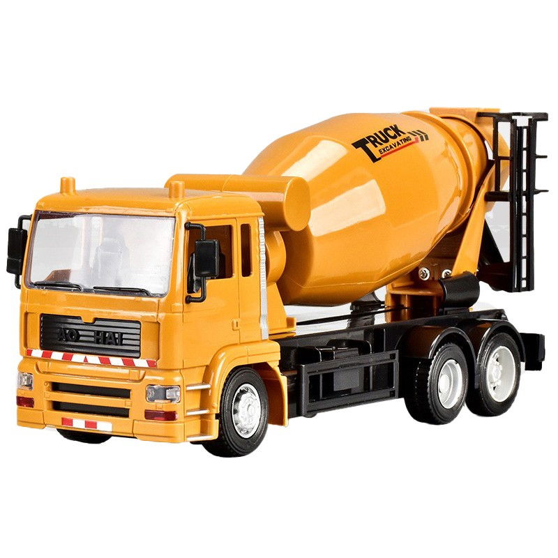 Camion Betoniera Jucarie pentru Copii, Flippy, Jucarie Camion Betoniera cu Telecomanda, Jucarie de Constructie, Acumulator cu Incarcare USB, 29 x 13 x 9 cm, Galben [1]