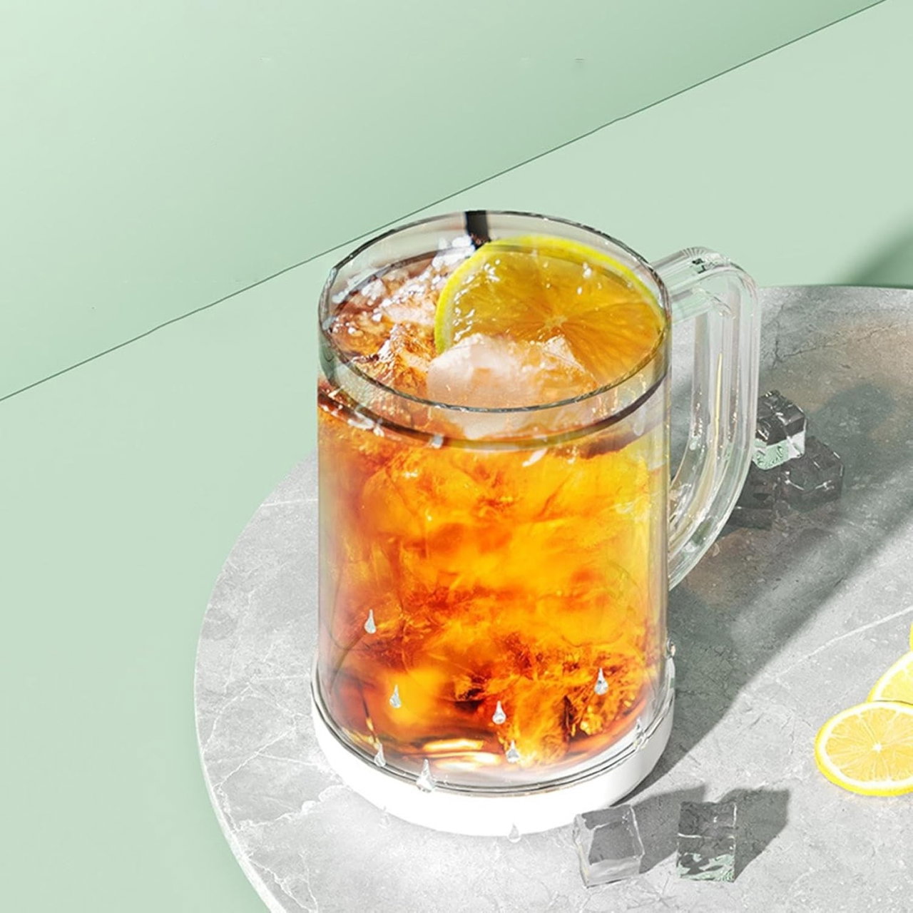 Cana Frigorifica cu Gheata, Flippy, 14.2 x 10.4 x 14.7 cm, Plastic, 800 ml, Transparent [3]