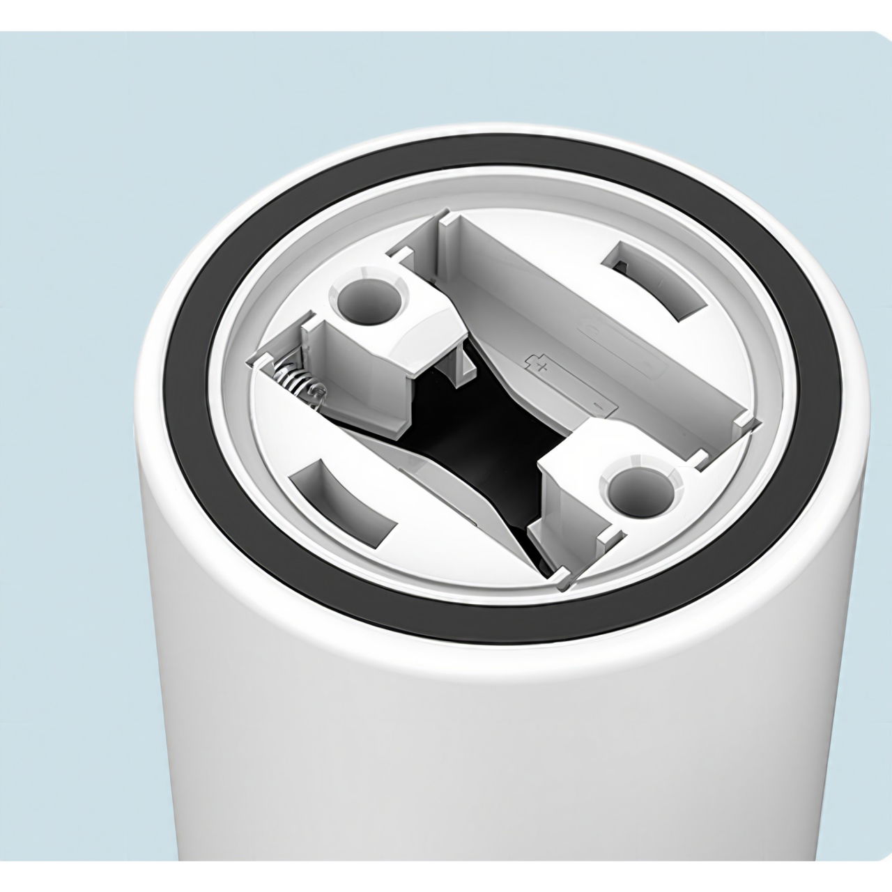 Cana portabila cu mixer incorporat, Flippy, pe baterii, 380 ml, alb [2]