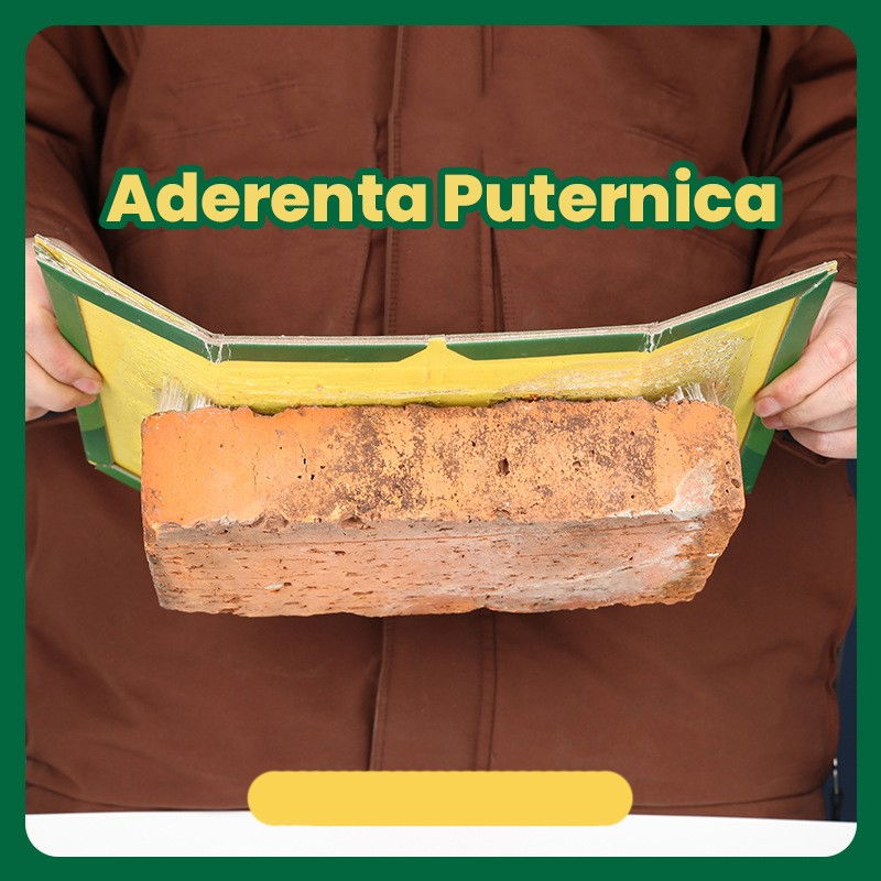 Capcana Autoadeziva pentru Soareci, Flippy, Placa Autoadeziva pentru Rozatoare cu Efect Puternic de Imobilizare, Capcana cu Lipici, pentru Uz Casnic, 21 x 15 xm Verde/Galben [5]