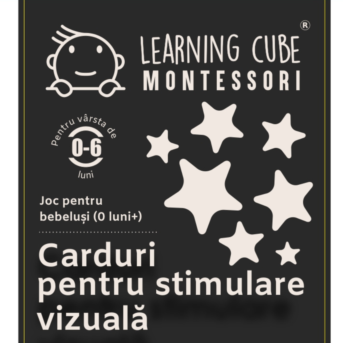 Carduri pentru stimulare vizuala alb - negru (0 - 6 luni) [1]