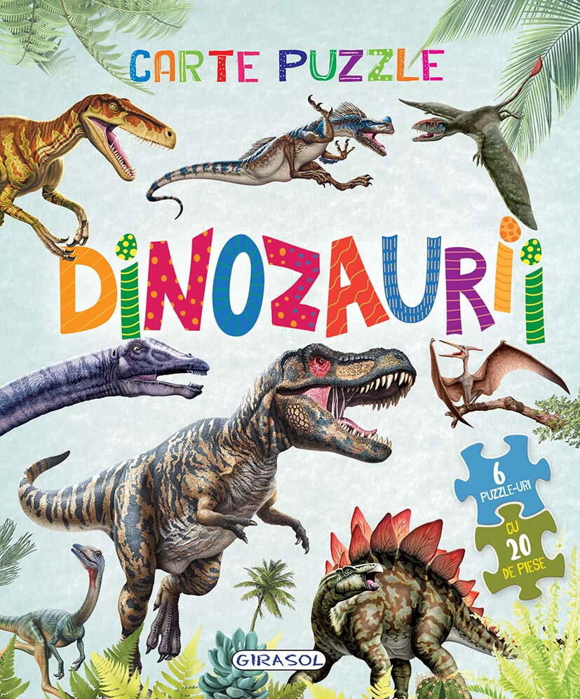 Carte cu 6 puzzle-uri - Dinozaurii [1]