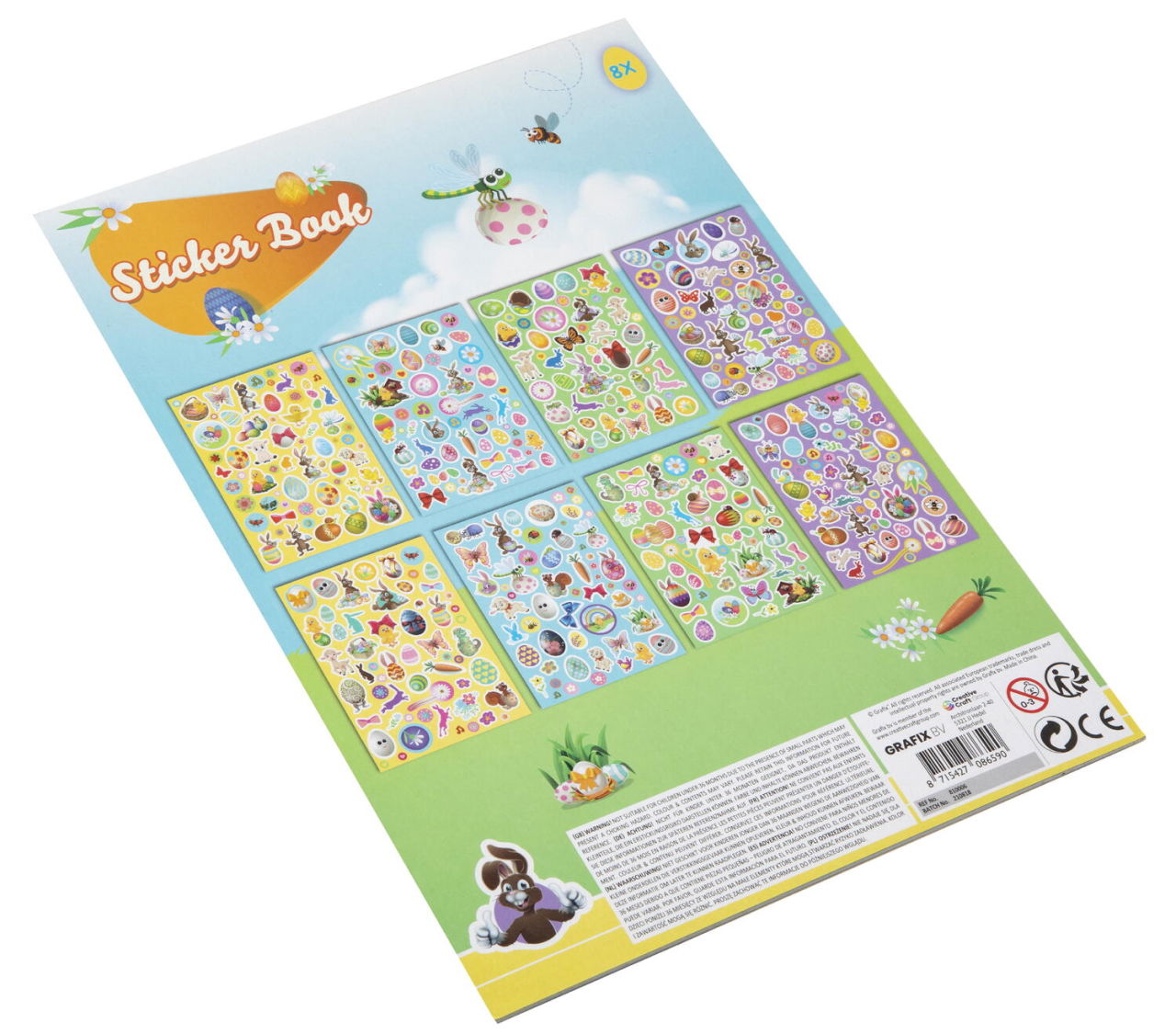 Carte cu abtibilduri - Paste vesel [2]