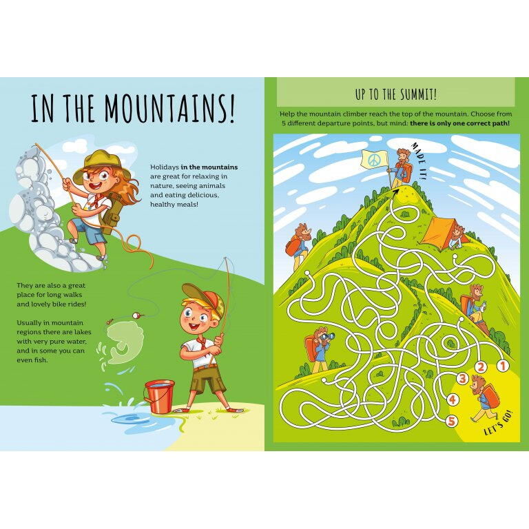 Carte de activitati cu abtibilduri - In vacanta [4]