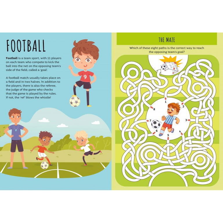 Carte de activitati cu abtibilduri - Ora de sport [4]