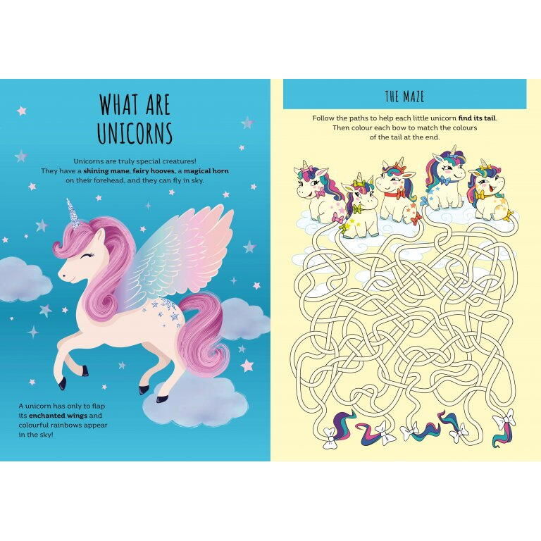 Carte de activitati cu abtibilduri - Unicorni magici [4]