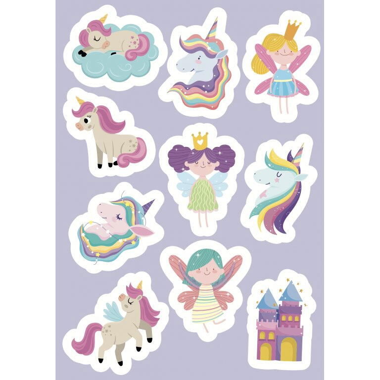 Carte de activitati cu abtibilduri - Unicorni magici [5]