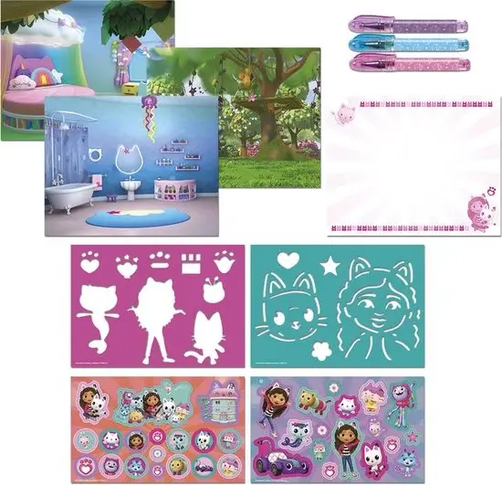 Carte de activitati & pixuri - Gabby's Dolhouse [2]