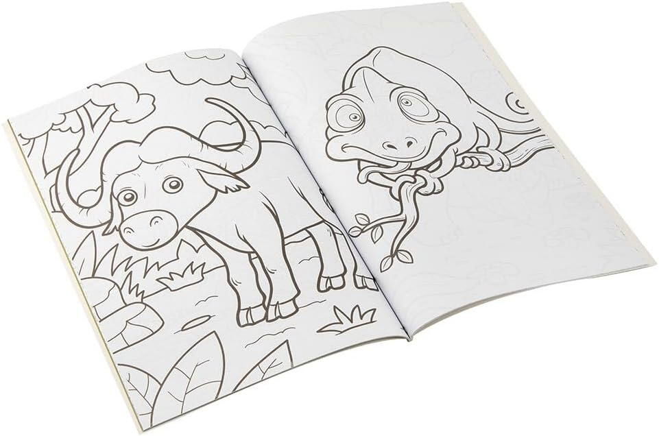 Carte de colorat cu activitati - Jungla [2]