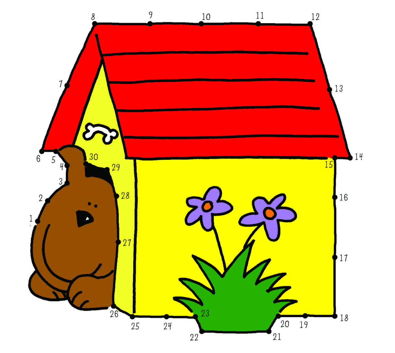 Carte de colorat Dot to Dot [4]