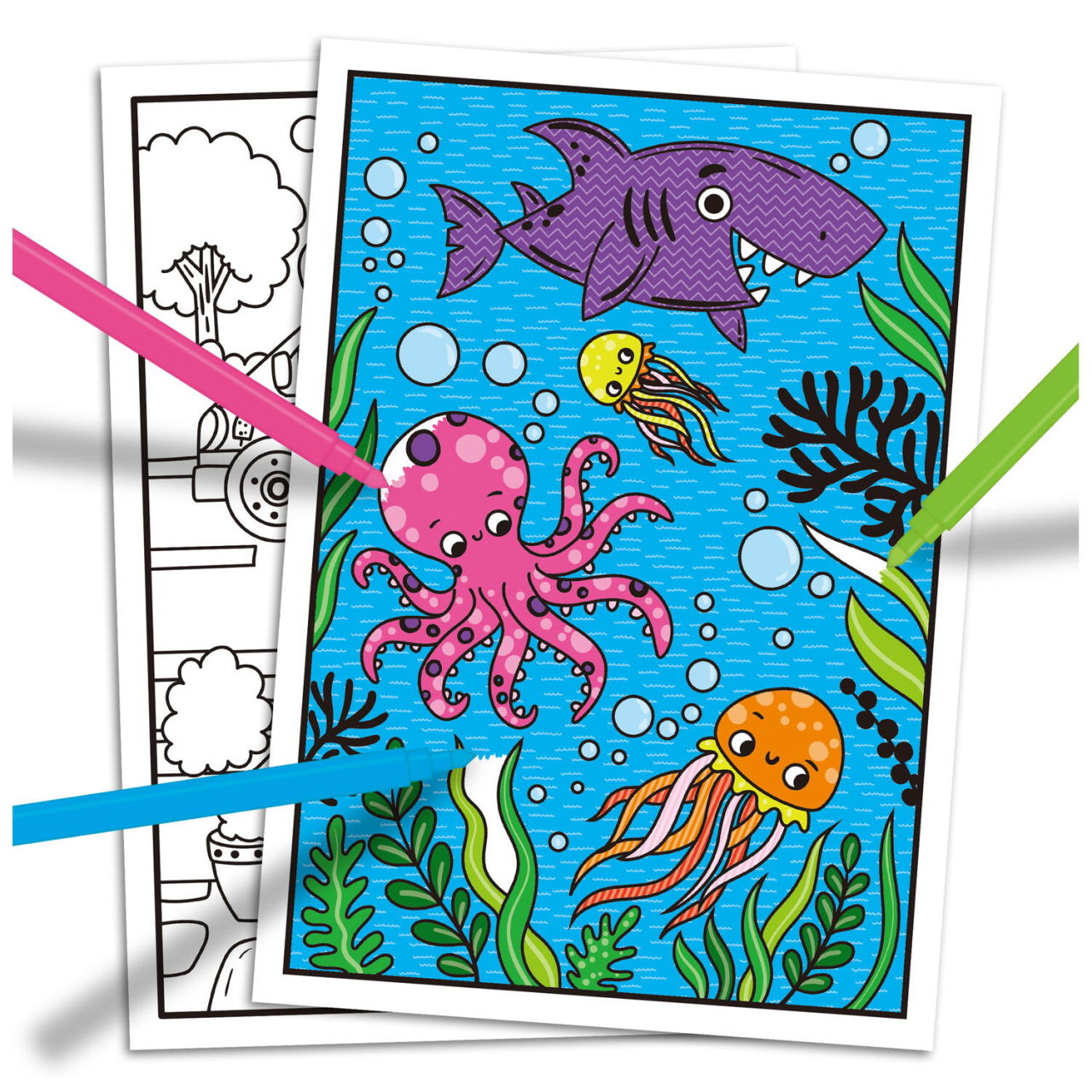 Carte de colorat - Modele ascunse [3]