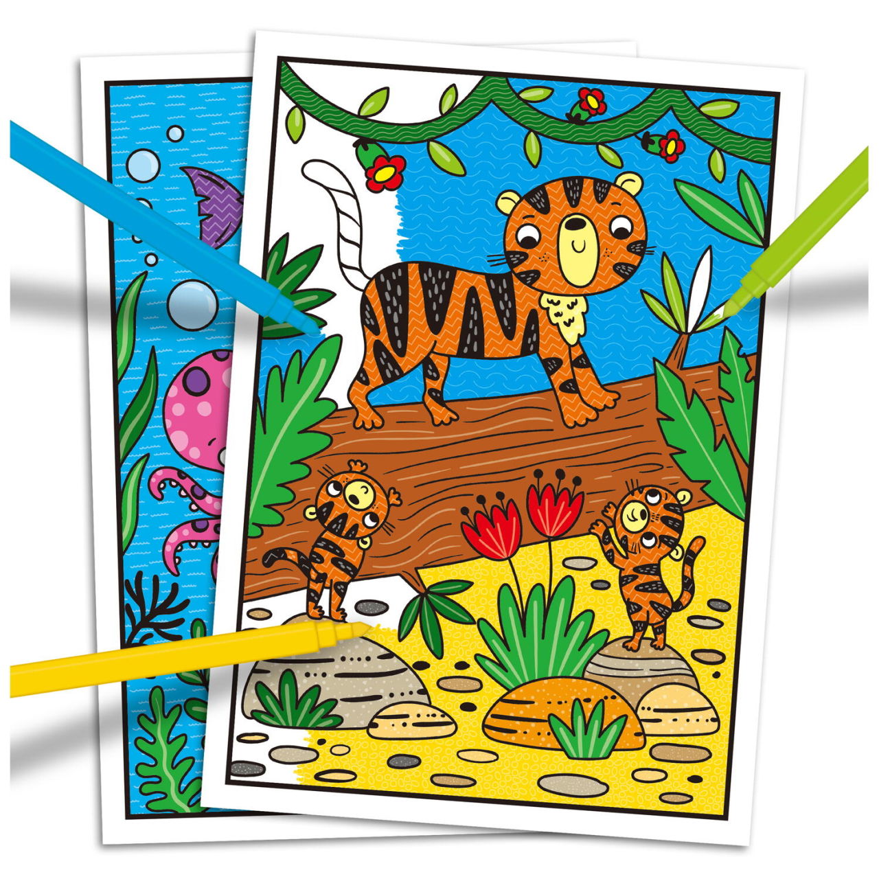 Carte de colorat - Modele ascunse [2]