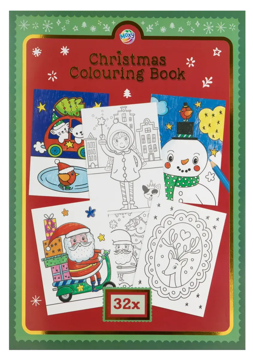 Carte de colorat - Vine Craciunul (32 pag.) [1]