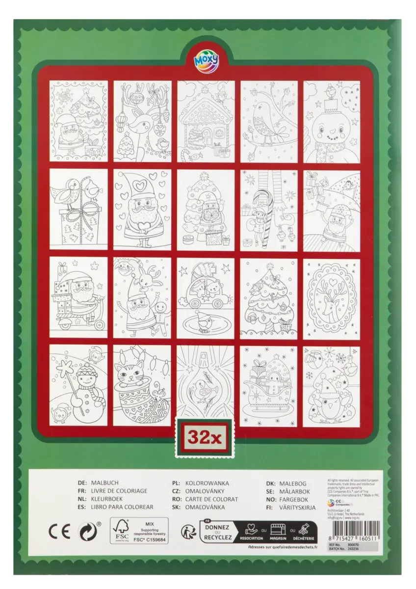 Carte de colorat - Vine Craciunul (32 pag.) [2]