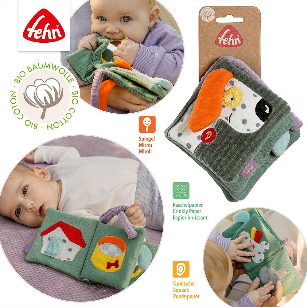 Carte din plus pentru bebelusi - Catelus NATUR [3]