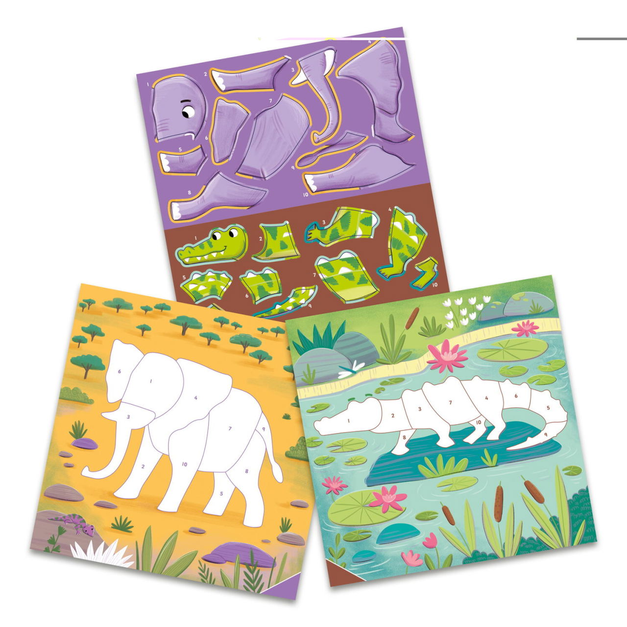 Cartea mea cu stickere - Animalute salbatice [3]