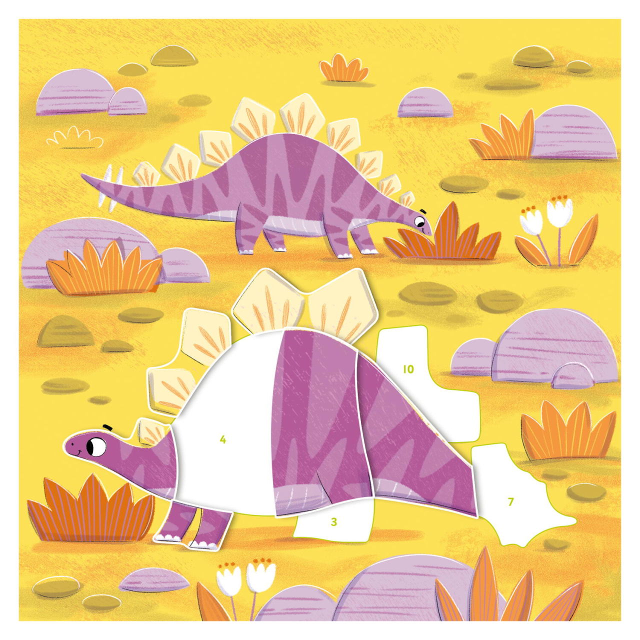 Cartea mea cu stickere - Dinozauri prietenosi [3]