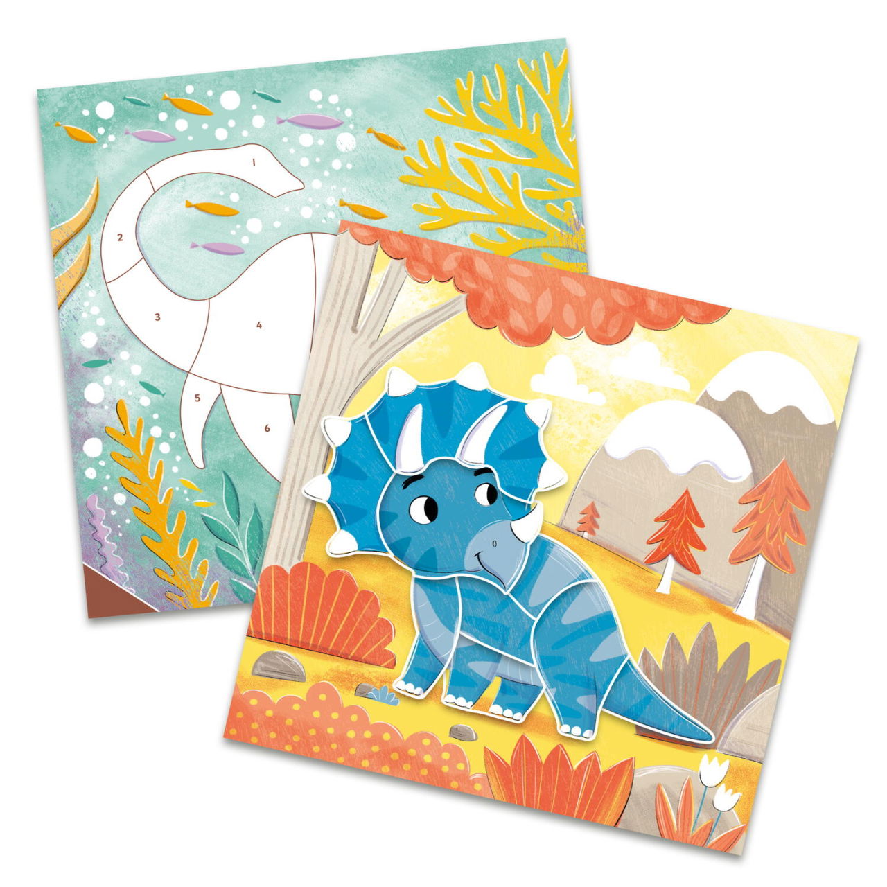 Cartea mea cu stickere - Dinozauri prietenosi [7]