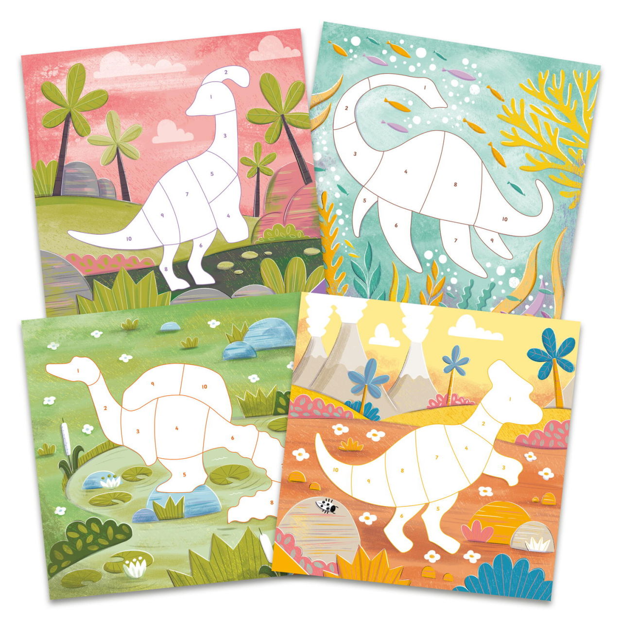 Cartea mea cu stickere - Dinozauri prietenosi [8]