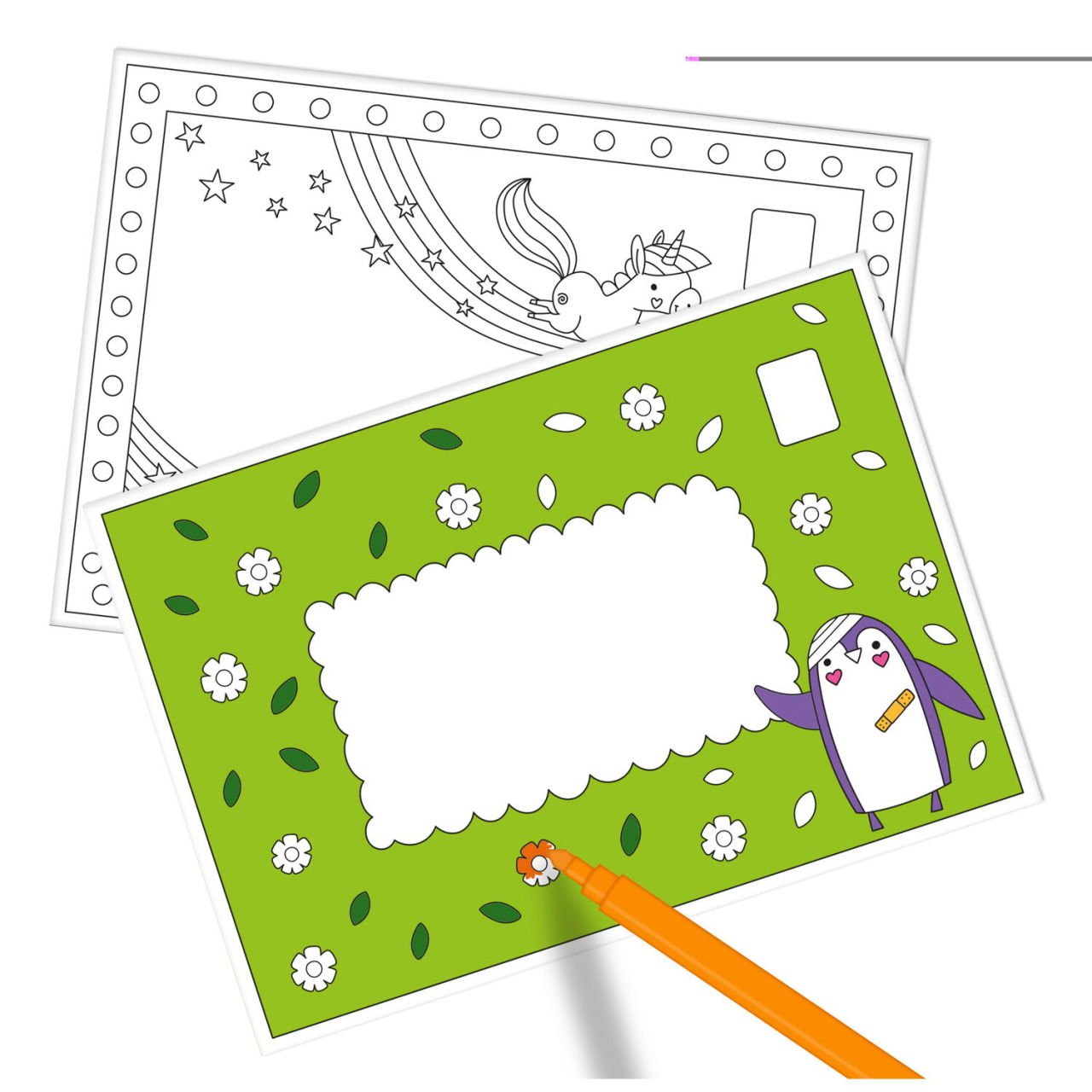 Carticica de colorat cu felicitari [4]