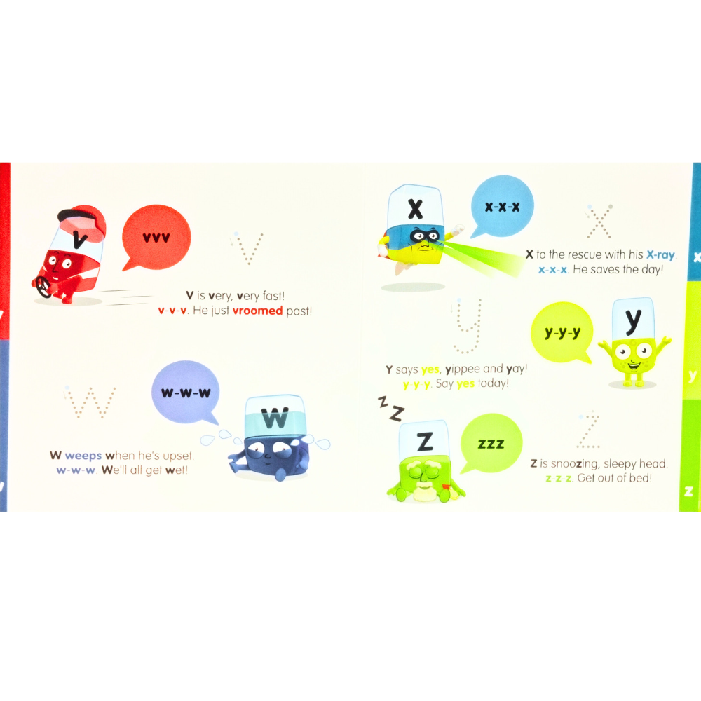 Carticica Scriu si sterg Alphablocks - ABC [4]