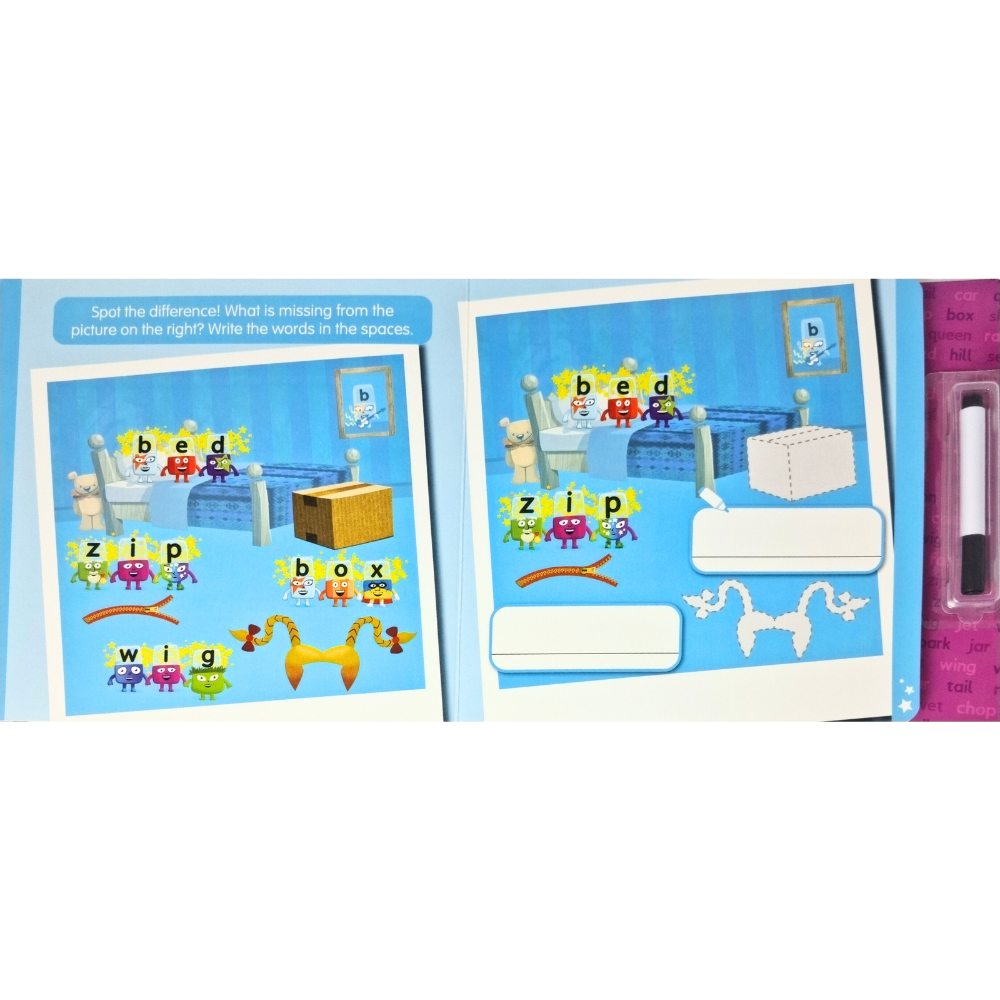 Carticica Scriu si Sterg Alphablocks - Cuvinte magice [3]