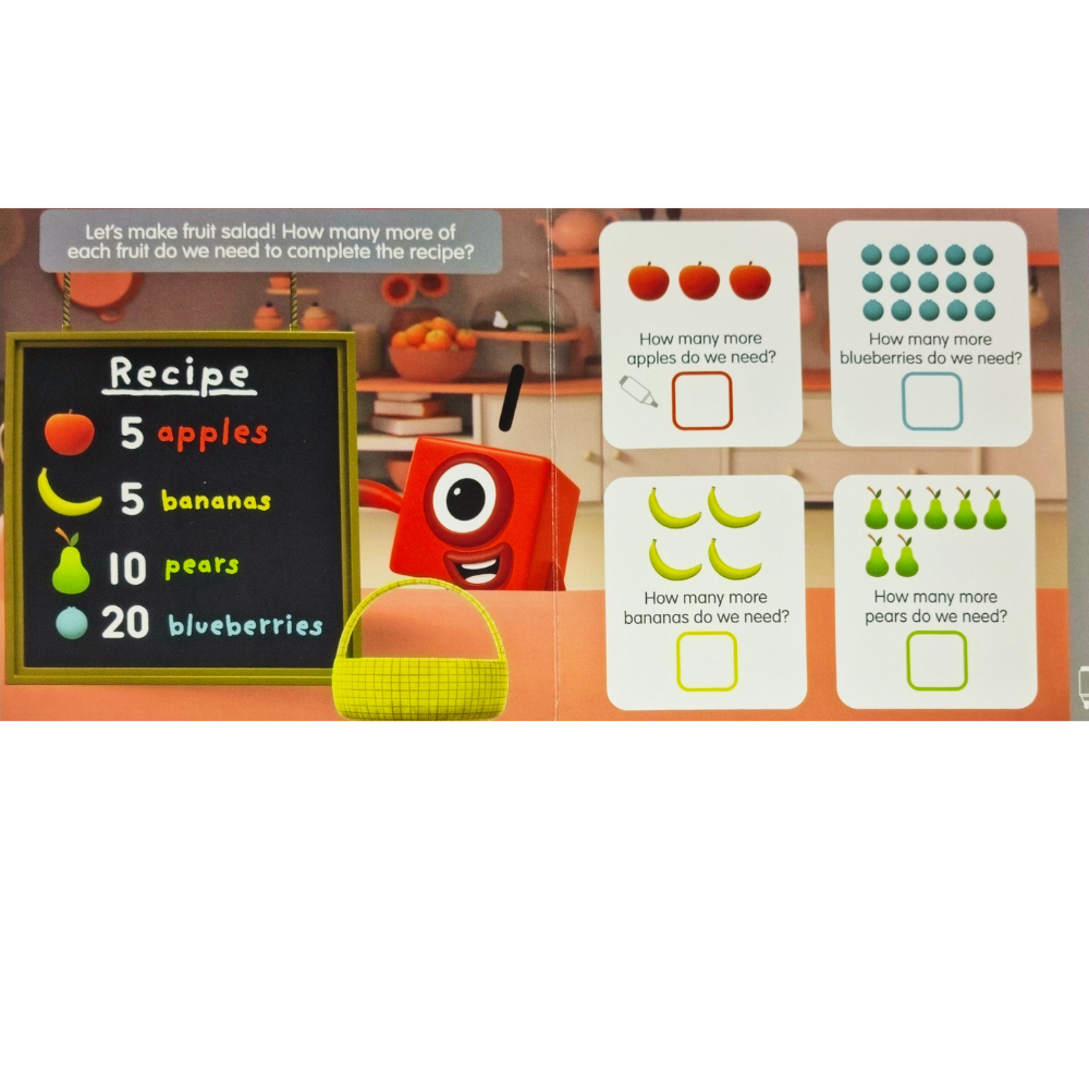 Carticica Scriu si sterg Numberblocks - Legaturi numerice [3]