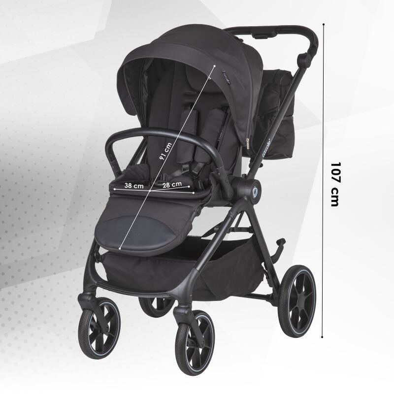 Carucior modular 2in1 Coccolle Serry Jet black [5]