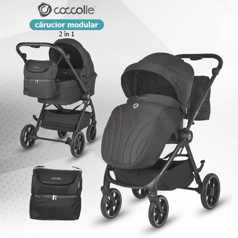 Carucior modular 2in1 Coccolle Serry Jet black [2]
