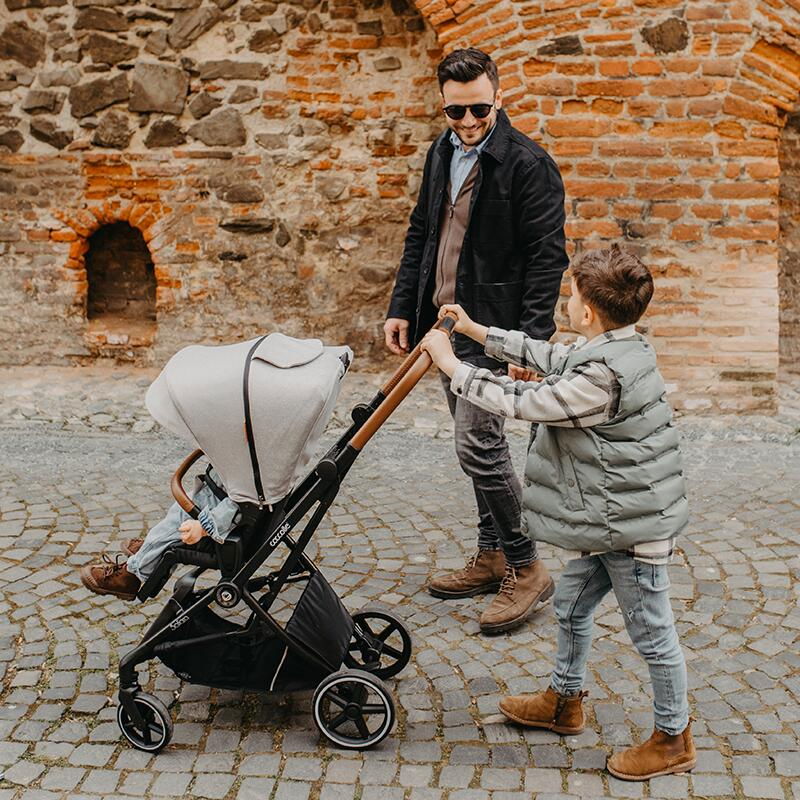 Carucior modular 3in1 Coccolle Saliara Cabernet+ Scoica auto iSize Coccolle Knox Black [23]