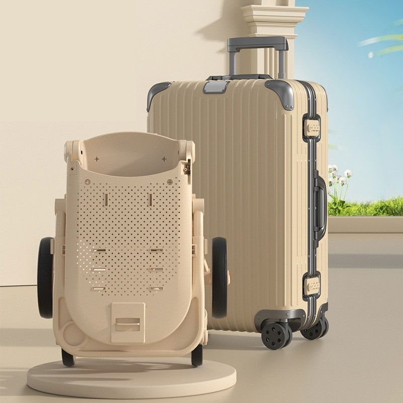 Carucior Sport Flippy 3in1, 6-36 Luni, Pliabil, Tavita pentru Masa, Pat de Dormit, Centura de Siguranta, Roti 360 Grade, Reversibil, Parasolar, Maner Reglabil, 64 x 35 x 100 cm, Panda, Crem [6]