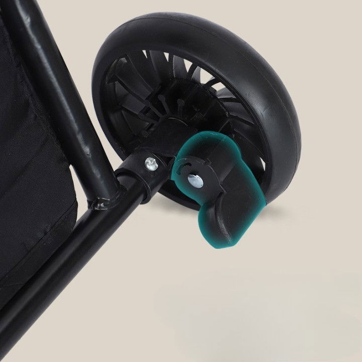 Carucior Sport Flippy 3in1, 6-36 Luni, Reversibil, Pliabil, Tavita pentru Masa, Pozitie de Somn, Centura de Siguranta, Roti 360, Suport Pahar, Copertina pentru Soare, 32x63x95cm, Negru Model Pisicute [2]