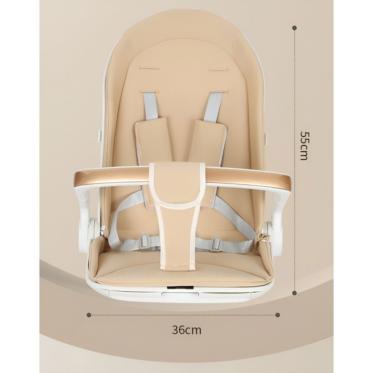 Carucior Sport Flippy 3in1, 6-36 Luni, Reversibil, Pliabil, Tavita pentru Masa, Pozitie de Somn, Centura de Siguranta, Roti 360, Suport Pahar, Copertina pentru Soare, 33x66x85cm, Alb Model Pisica [11]