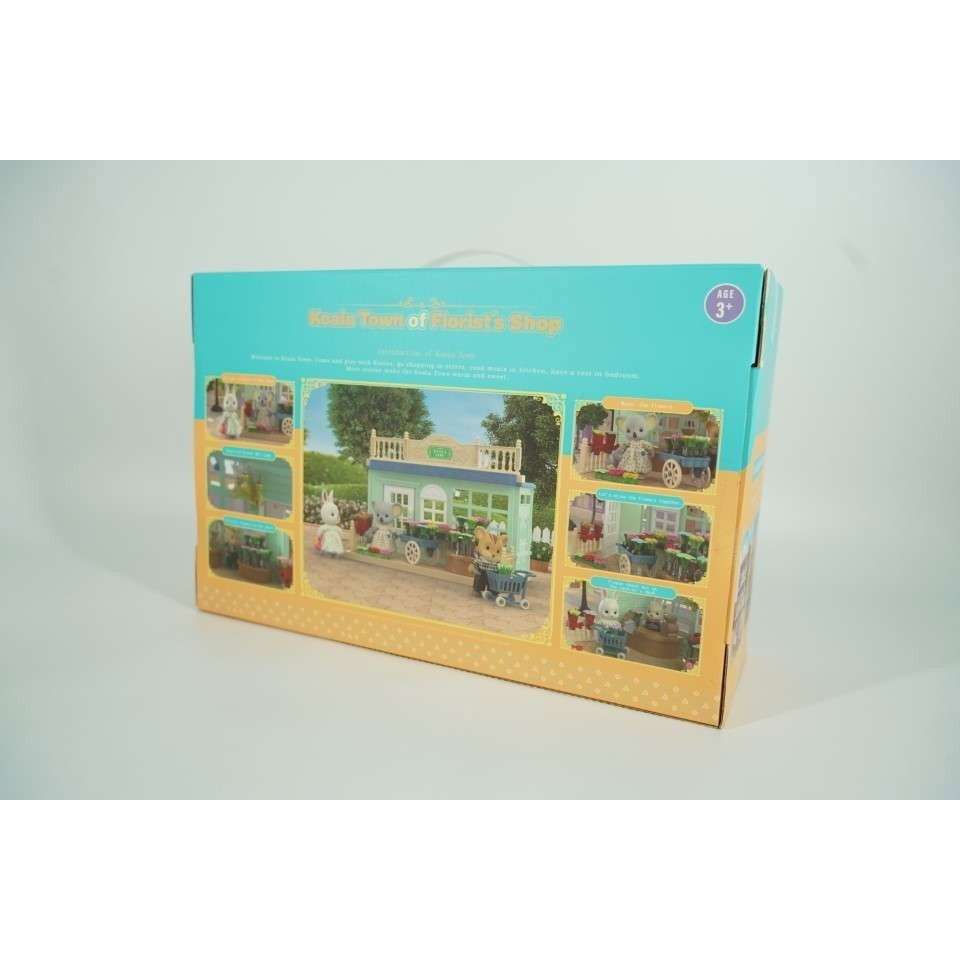 Casa de papusi, magazin cu flori, cu mobilier si figurine [8]